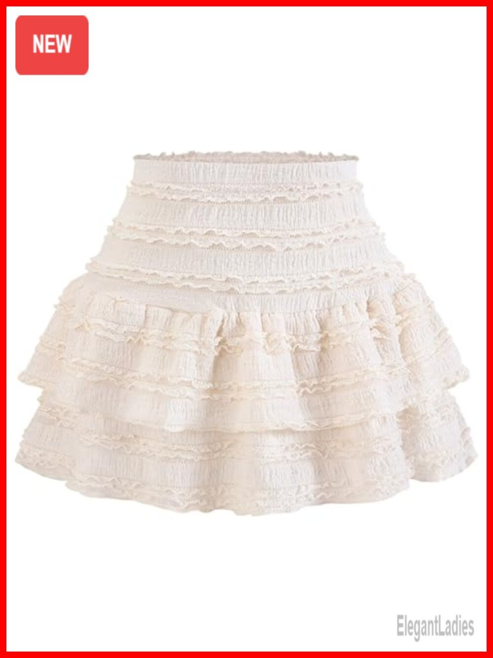 Women's Y2K Mini Ruffle Skirt Pleated Layered Flared Tiered Short Skirt